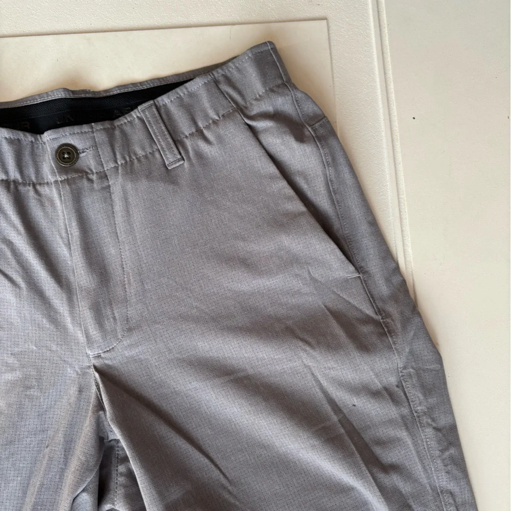 Under Armour Men’s Tech Chino Golf Pants Gray Size 30x30 - Picture 3 of 6
